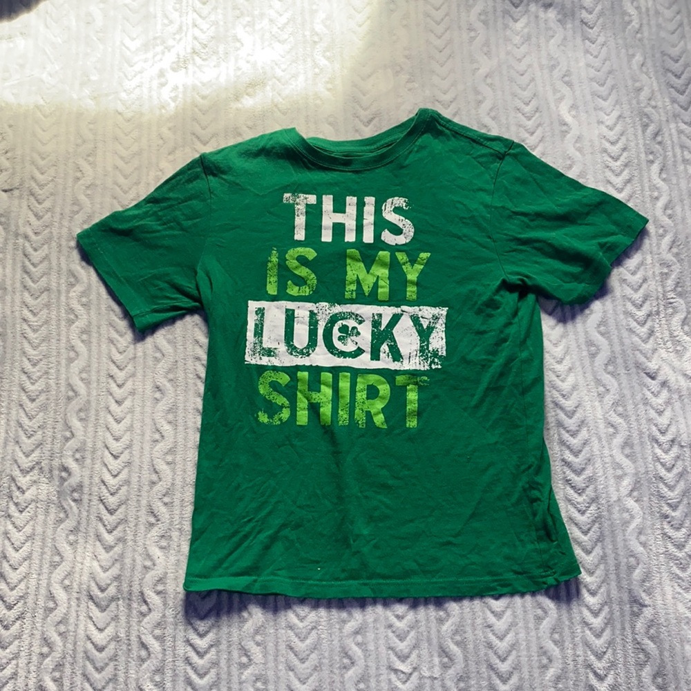 Green t-shirt